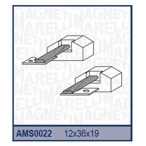 Щетка стартера MAGNETI MARELLI AMS0022