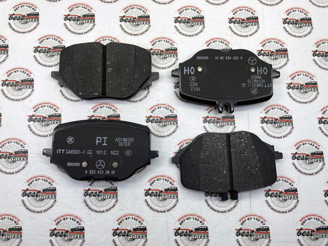 Колодки дисковые  Mercedes 0004209605 цена, от 187.56 USD
