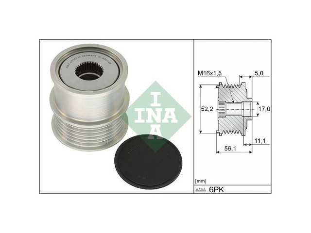  Polia do gerador Audi A3 Sportback hatchback (8YA, 8YF) (2019 - 2025) Sportback