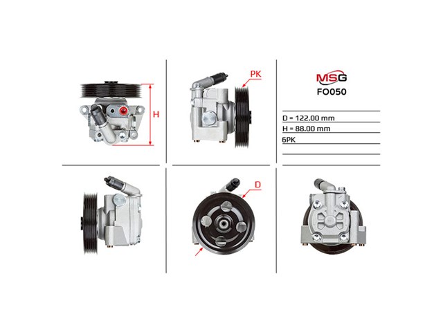 Насос гидравлики MSG FO050 цена, от 167.70 USD