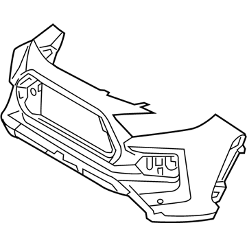 521194A919 Toyota Бампер передний в сборе