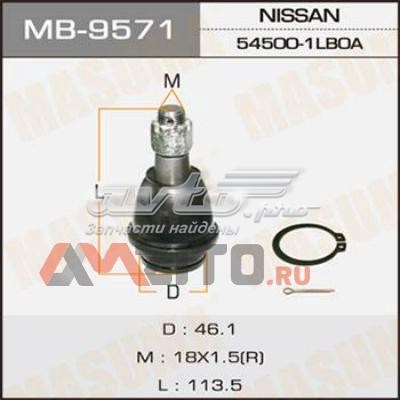 MB9571 Masuma Палец шаровой нижний