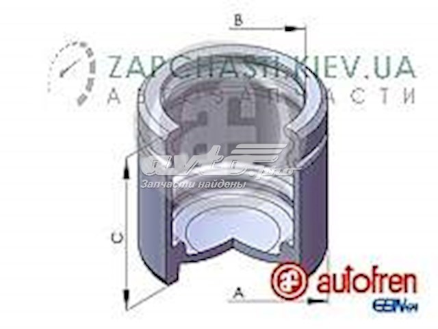 Поршень суппорта тормозного заднего D025563 Autofren