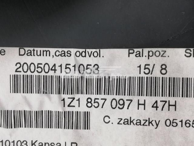 1Z1857097H47H VAG caixa para porta-luvas (porta-luvas)