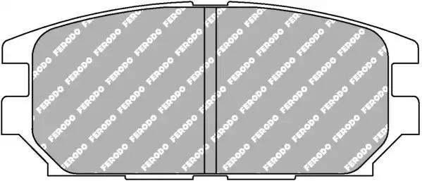 FCP1280R Ferodo Колодки тормозные дисковые комплект