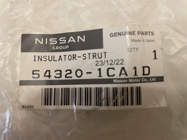 Купить 543201CA1D Nissan/Infiniti Опора переднего амортизатора
