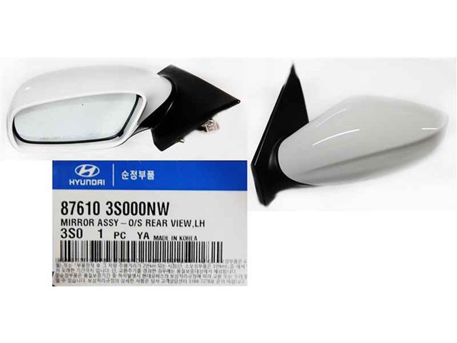 876103S000NW Hyundai/Kia Левое боковое зеркало