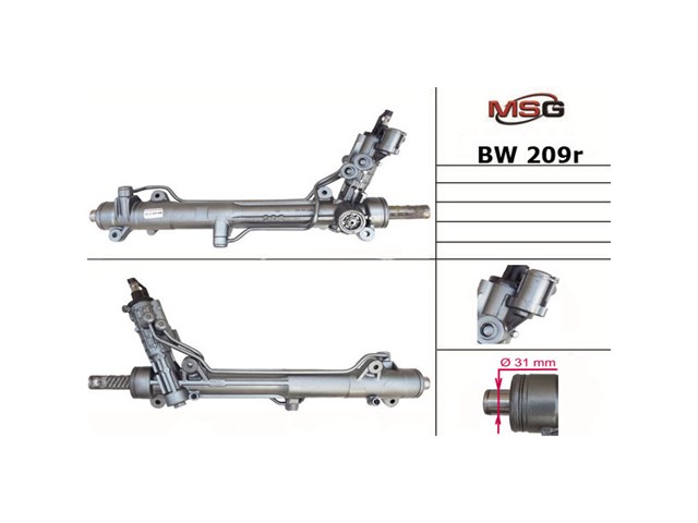 BW209R MSG Rebuilding Управление рулевое в сборе
