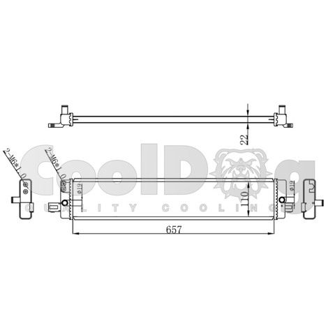 Радиатор инвертора Cooldog CLD0221 цена, от 86.56 USD