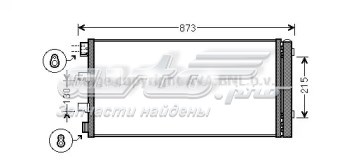 Радиатор кондиционера RTA5475D AVA