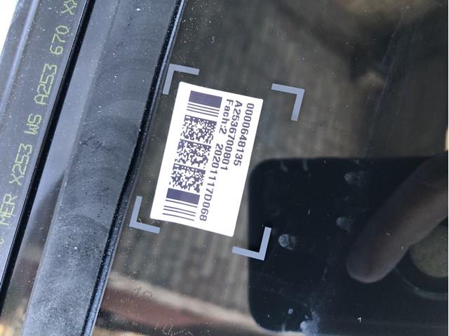 Автомобильные стекла Mercedes A2536700801