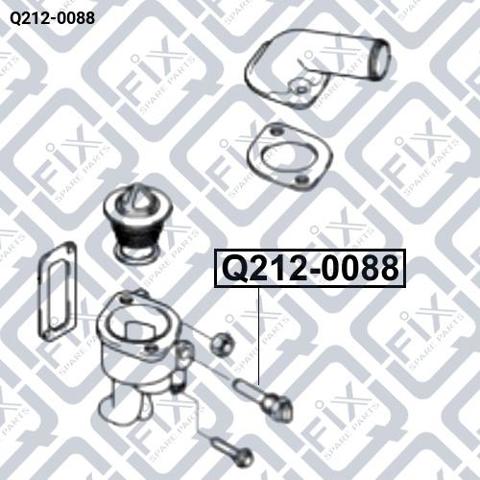 Купить Q2120088 Q-fix Термодатчик охлаждающей жидкости