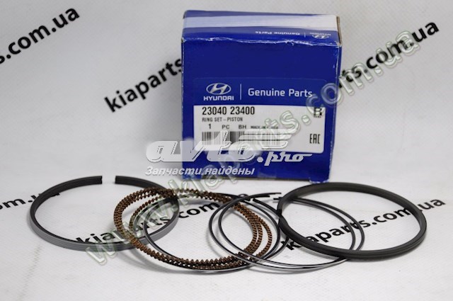 Кольца поршневые STD. HYUNDAI 2304023400