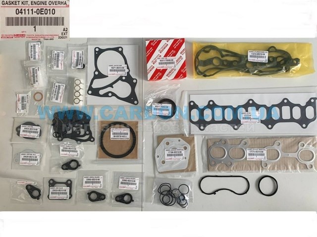 Kit de vedantes de motor completo para Toyota Hilux (GUN12, GUN13)