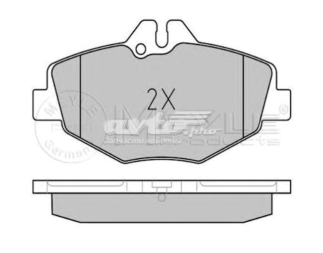 Купить 252374320 Meyle Колодки тормозные