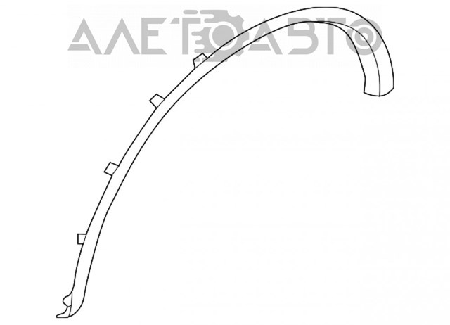 638615NA0A Nissan/Infiniti Накладка передней левой арки колеса