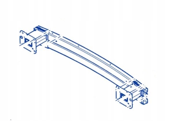 Купить 756100710R Renault (RVI) Шина бампера заднего