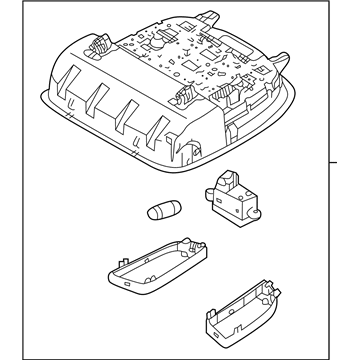 Купить 92800C6010 Hyundai/Kia Плафон салона