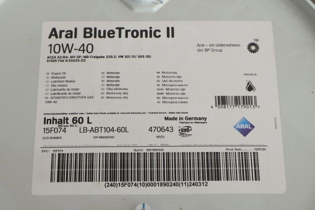 Масло автомобильное Aral 15F074 цена, от 362.94 USD