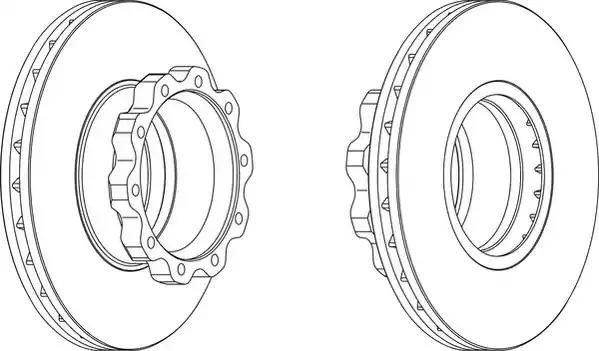 Тормозные диски BCR215A Beral