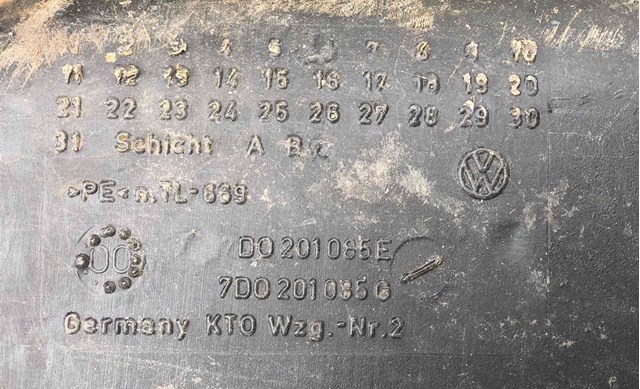 7D0201085E VAG Бак топливный