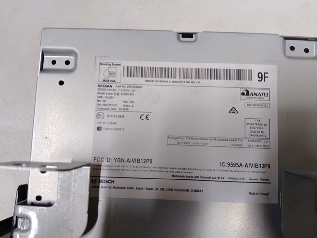 Магнитола (радио AM/FM) Nissan/Infiniti 259155SN0C цена, от 152.03 USD