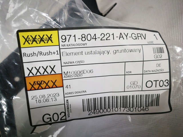 Купить 971804221AYGRV Porsche 