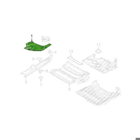 Защита двигателя правая PBM60096AR Signeda