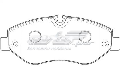 Колодки тормозные передние дисковые WAGNER WBP29192A
