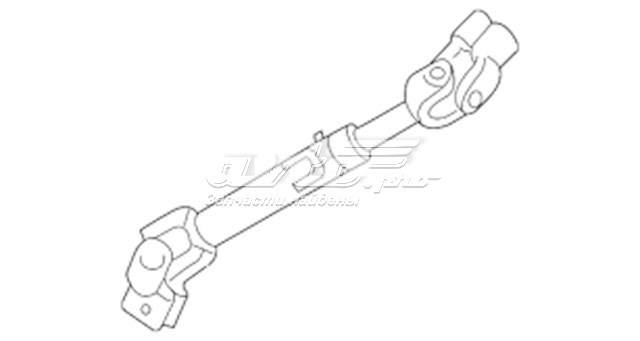 Кардан вала рулевой колонки нижний KIA Spectra 