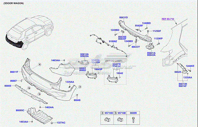 86650H8050 Hyundai/Kia 