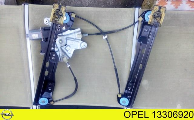 13306920 Opel Механизм стеклоподъемника передней левой двери