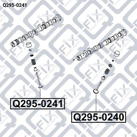 Выпускной клапан двигателя Q-fix Q2950241 цена, от 8.07 USD