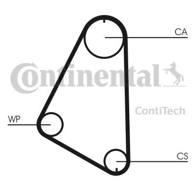 Зубчатый ремень Continental/Siemens CT526 цена, от 8.45 USD