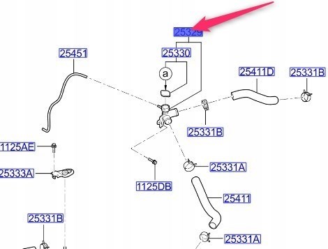 Compre Mangueira (cano derivado) do sistema de esfriamento Hyundai I20 
