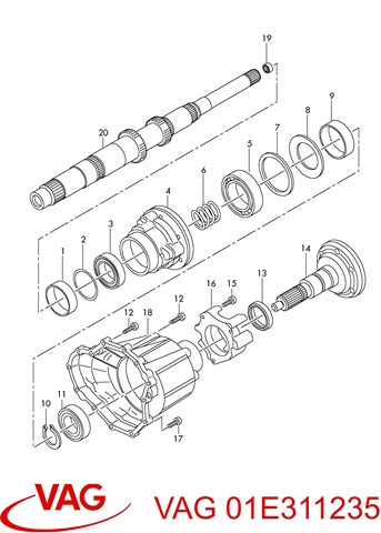  01E311235 VAG