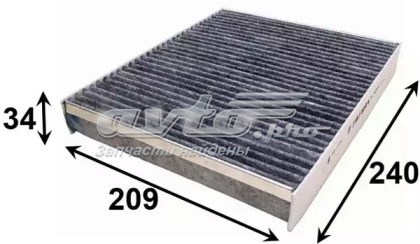 Фильтр воздушный отопителя JS Asakashi AC0111C цена, от 6.93 USD