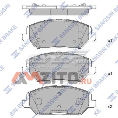 Передние тормозные колодки SP4242 Sangsin