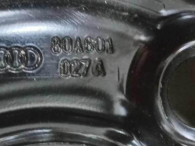 80A601027A VAG Диски колесные стальные (штампованные)