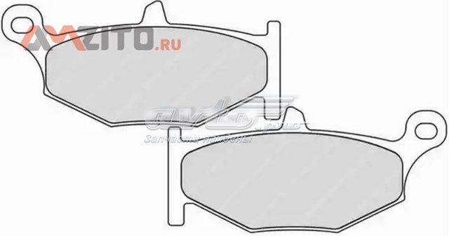 FDB2213P Ferodo Колодки тормозные дисковые комплект