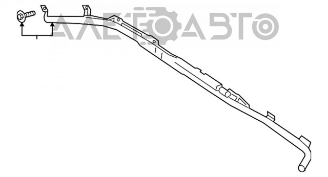 Шторка боковая, правая LJ6Z78042D94A Ford