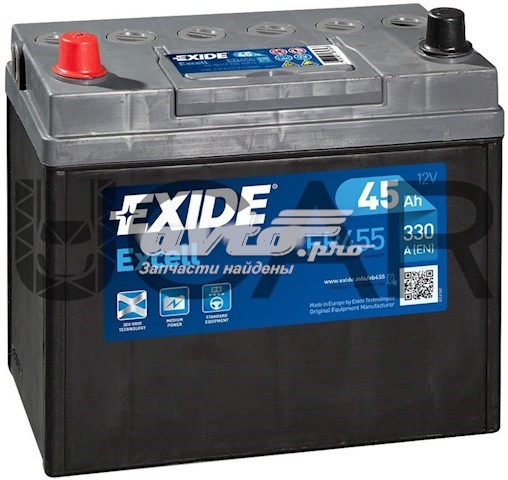 Купить Аккумулятор Exide 45 А/ч (EB455)