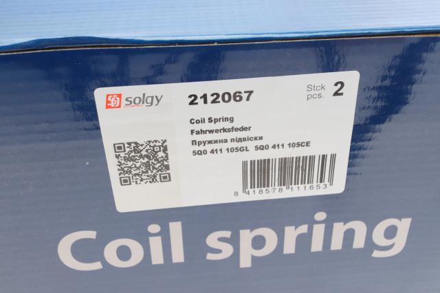 Передняя пружина 212067 Solgy