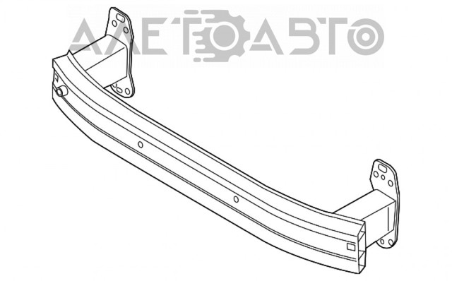 Шина бампера переднего FPS FP2620940 цена, от 149.10 USD