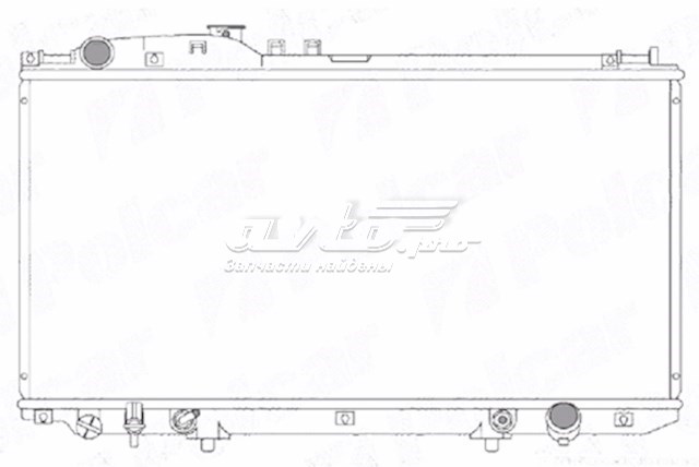 Radiador de esfriamento de motor para Lexus GS (S16)