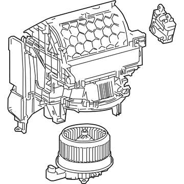 Conjunto Carcasa De Ventilador De La Estufa (Calentador Interno) 8713078030 TOYOTA