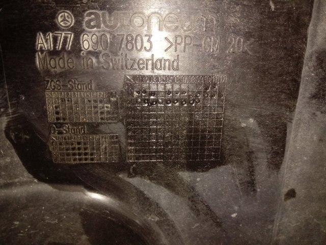 A1776907803 Mercedes Детали пола (основание кузова или пол)