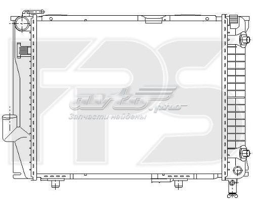 Радиатор охлаждения двигателя FPS FP46A983 цена, от 99.57 USD