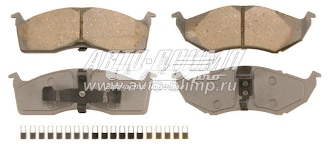 Колодки тормозные передние дисковые WAGNER QC591