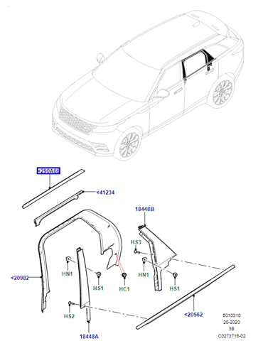 LR182975 Land Rover 